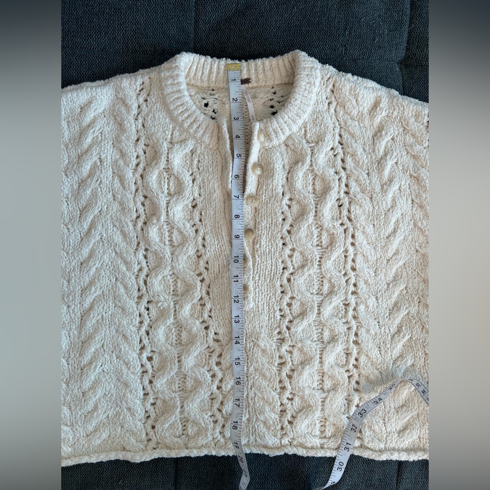 🐈⛅️Authentic Free People Polly Cable-Knit Sweater🧸 - Picture 16 of 17